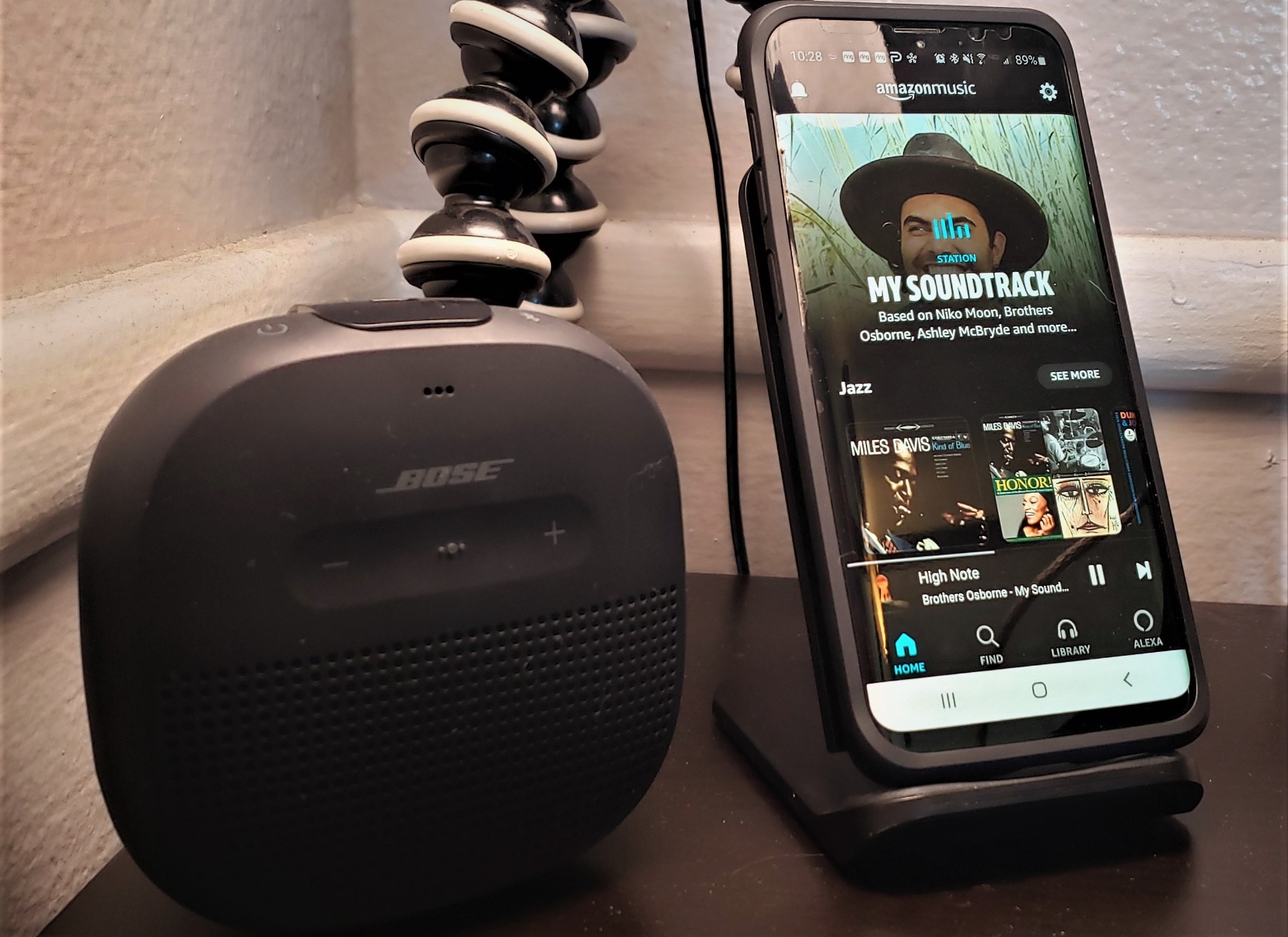 Bose SoundLink Micro Bluetooth Speaker: Small Portable Waterproof Speaker with Microphone, Stone Blue customer photo 1