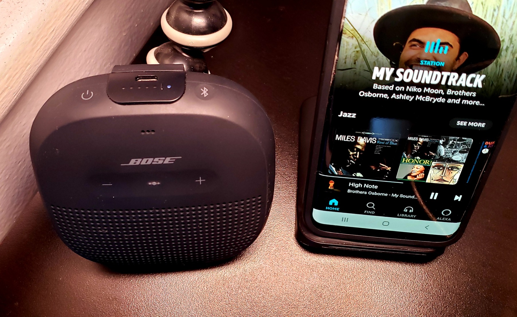 Bose SoundLink Micro Bluetooth Speaker: Small Portable Waterproof Speaker with Microphone, Stone Blue customer photo 2