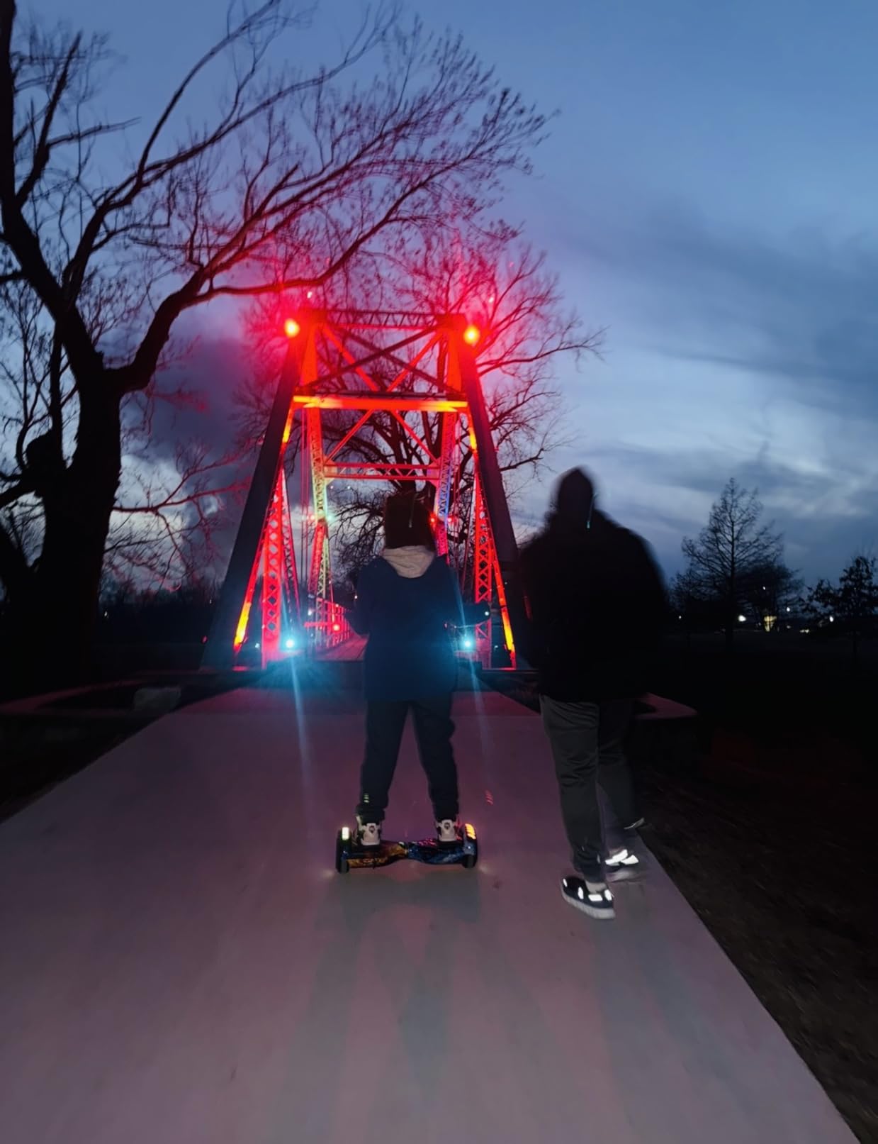 SIMATE Hoverboard, Bluetooth All Terrain Hover Boards with LED Lights and APP Control, Gifts for Kids Adults Girls Boys, for All Ages customer photo 2