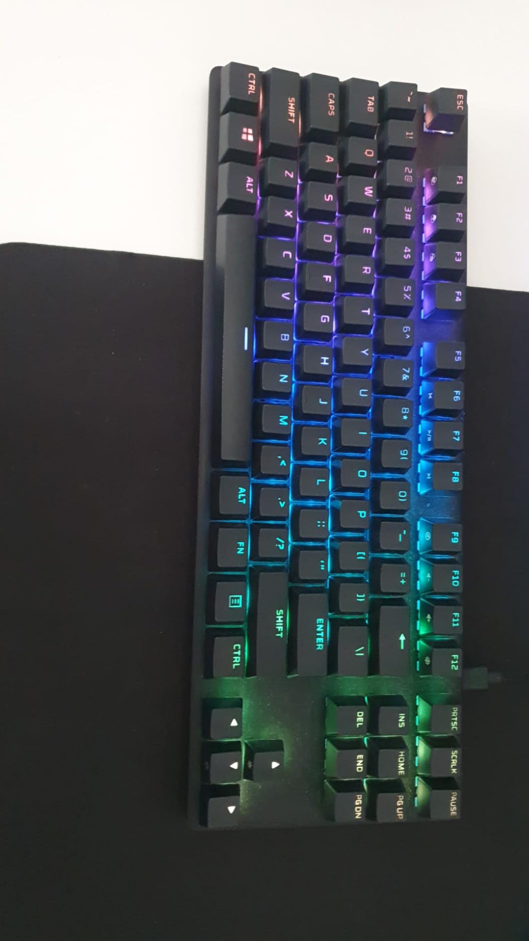 HyperX Alloy Origins 65 - Mechanical Gaming Keyboard - Compact 65% Form Factor - Linear Red Switch - Double Shot PBT Keycaps - RGB LED Backlit - NGENUITY Software Compatible,Black customer photo 1