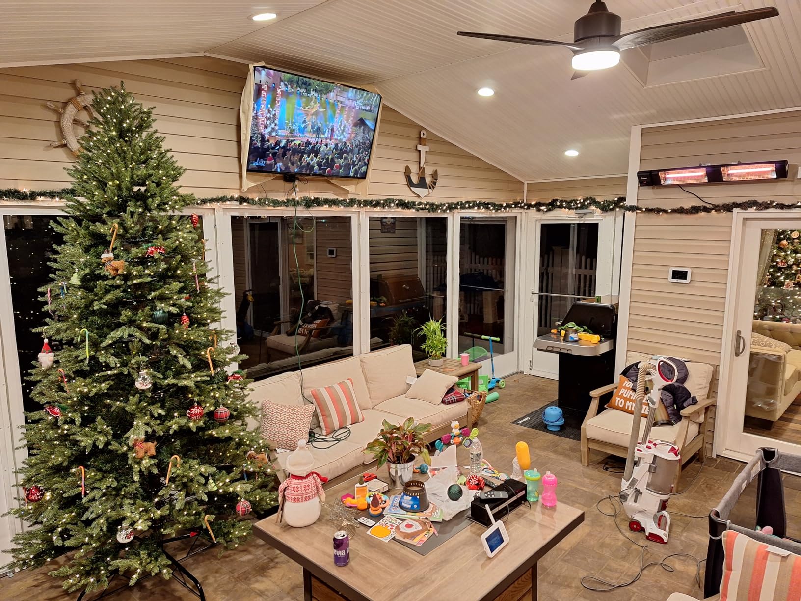 DR. INFRARED HEATER DR-239 3000W Indoor & Outdoor Infrared Patio Heater, Wall or Ceiling Mount, IP55 Weatherproof, Commercial or Residential, 220V-240V Electric Heater with Remote & Mounting Kit customer photo 2