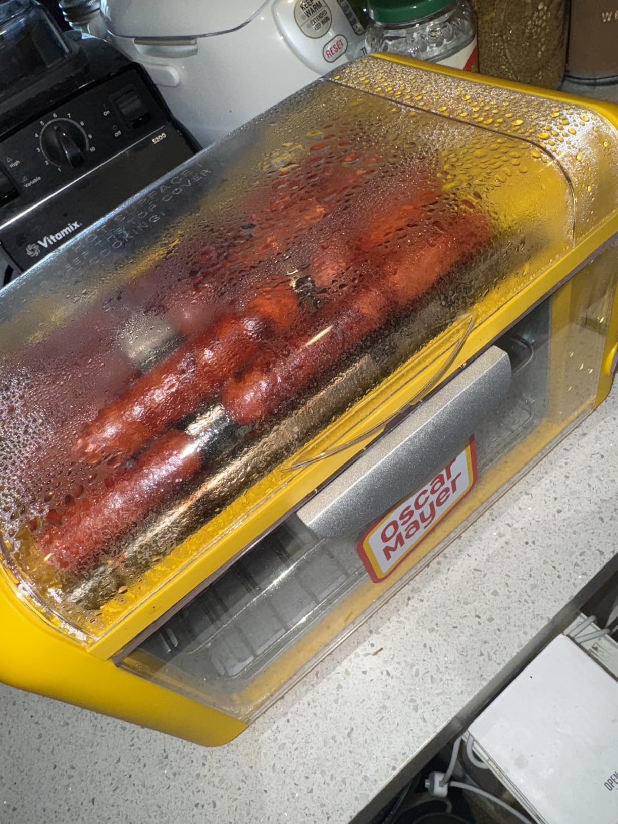 Nostalgia Oscar Mayer Extra Large Countertop 8 Hot Dog Roller and Bun Toaster Oven - Stainless Steel Rollers and Non-stick Warming Racks - Adjustable Timer customer photo 2