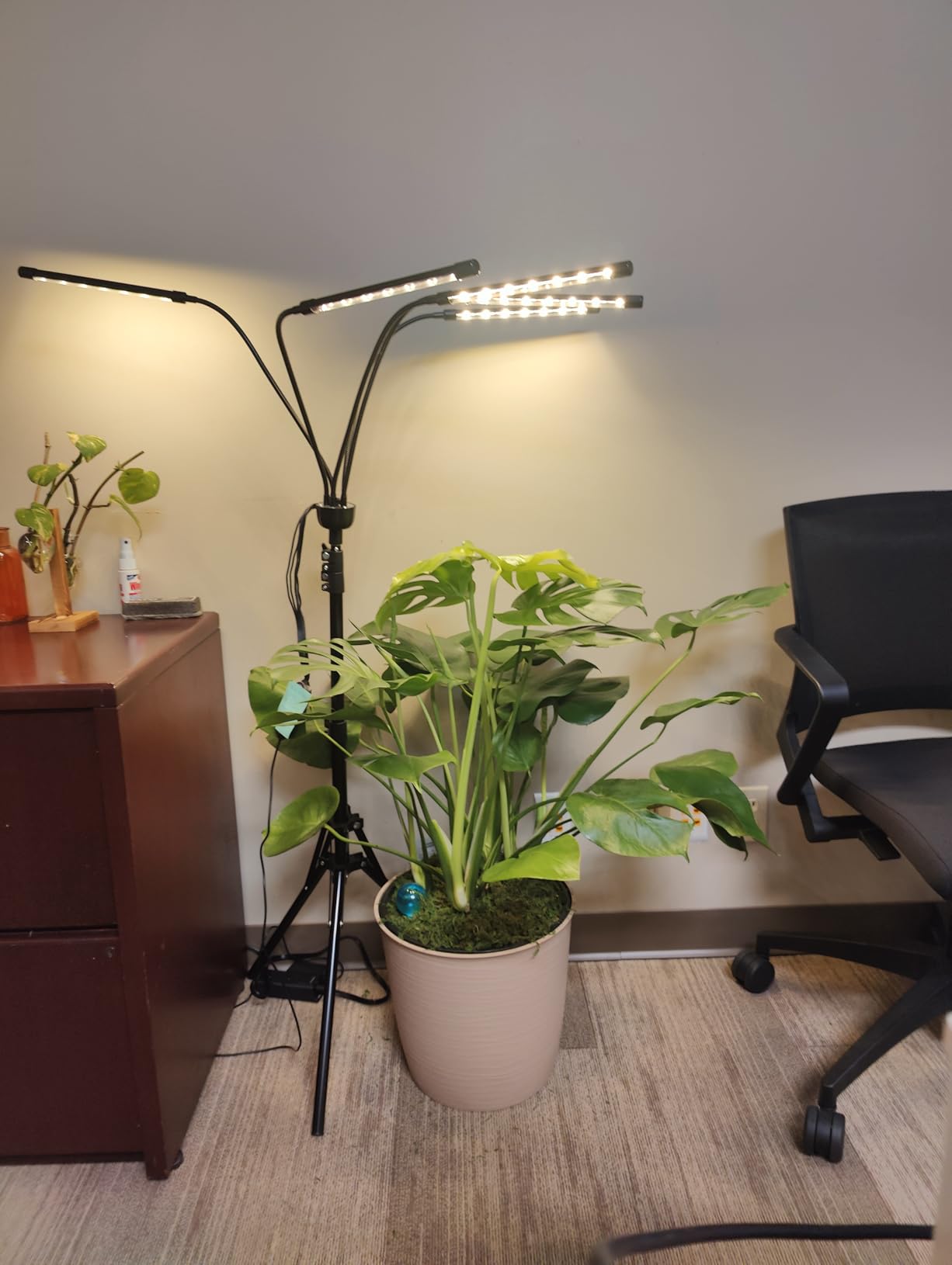 Grow Lights for Indoor Plants,5 Heads Red Blue White Full Spectrum Plant Light with 15-60