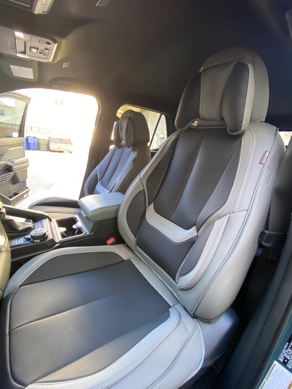 Coverado Seat Covers Full Set, Black Seat Covers for Cars 5 Seats, Car Seat Protector, Waterproof Nappa Leather Car Seat Cushion, Front and Rear Car Seat Cover Fit for Most Sedans SUV Pick-up Truck customer photo 2