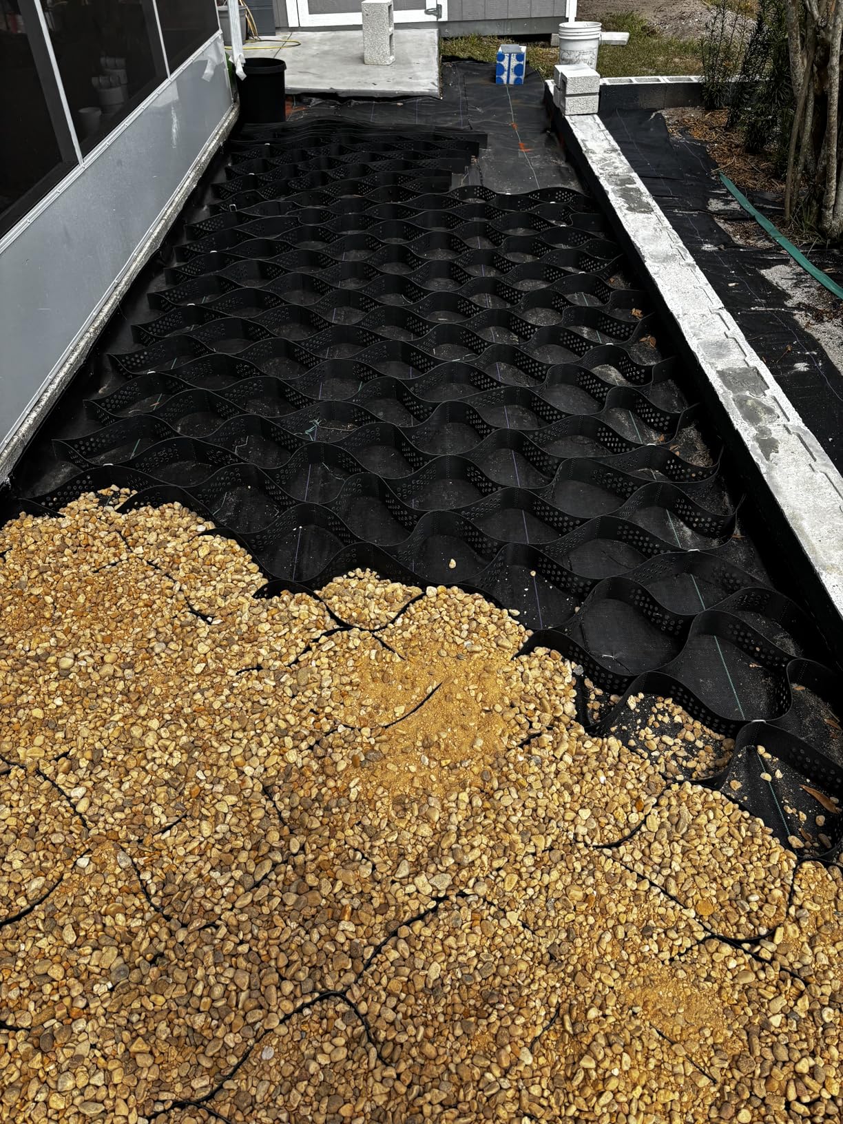 VEVOR Ground Grid, 1885 lbs per Sq Ft Load Geo Grid, 3