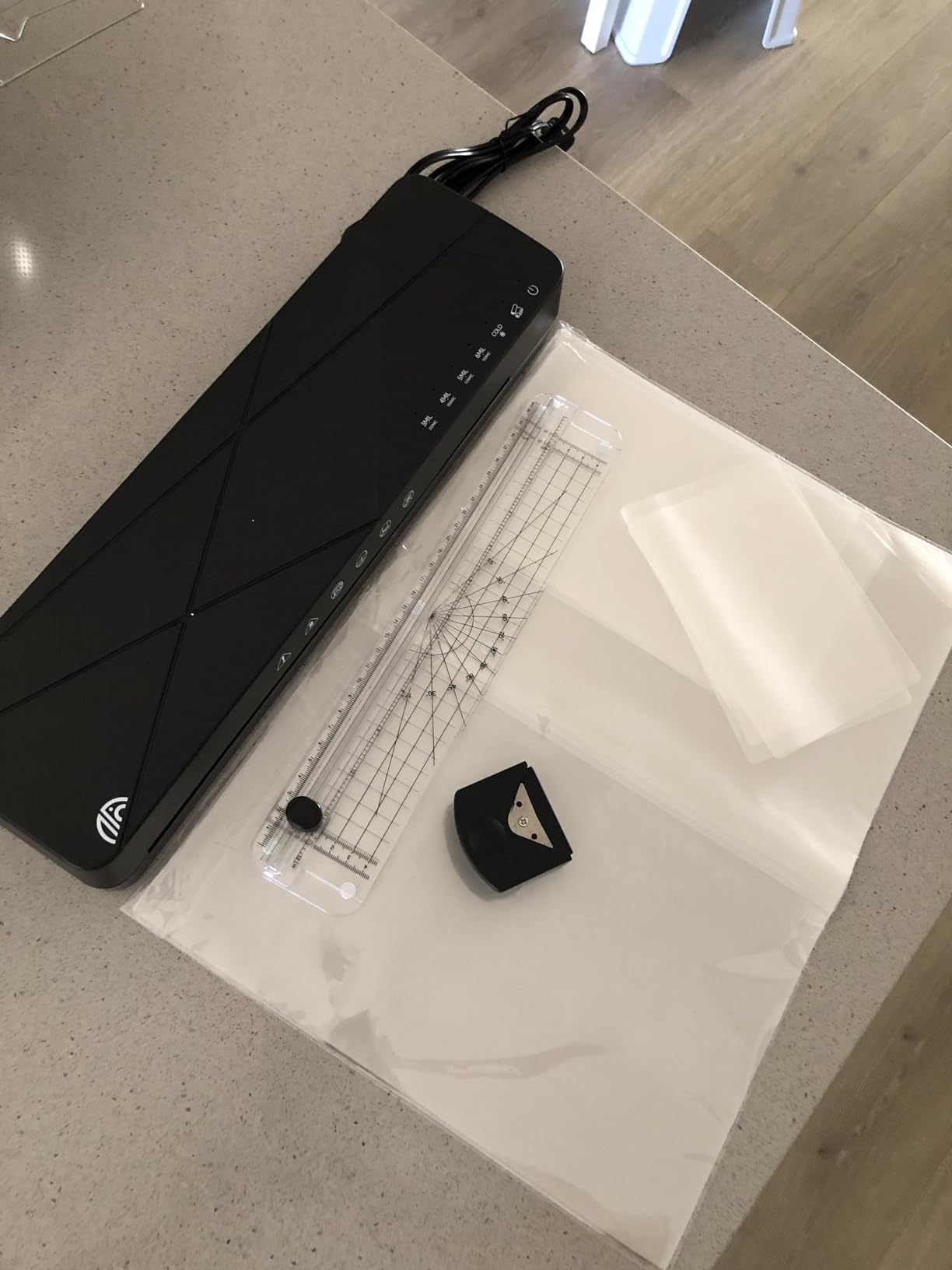 Laminator Machine 13 Inch Laminators - Laminating Machine 11x17 Cold Thermal Laminator Lamination Machine with Sheets, A3 Laminater Personal Laminator for Teachers, Fast Warm for Home Office School customer photo 2