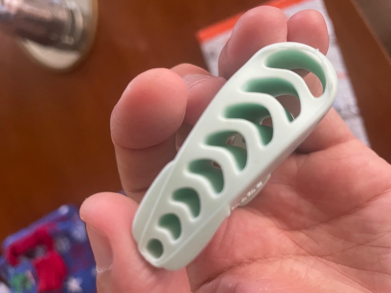 Jaw Exerciser by Facefit - Men & Women - Tone and strengthen your jawline, cheeks, chin and lips - Food-grade Silicone (Sky Blue) customer photo 1