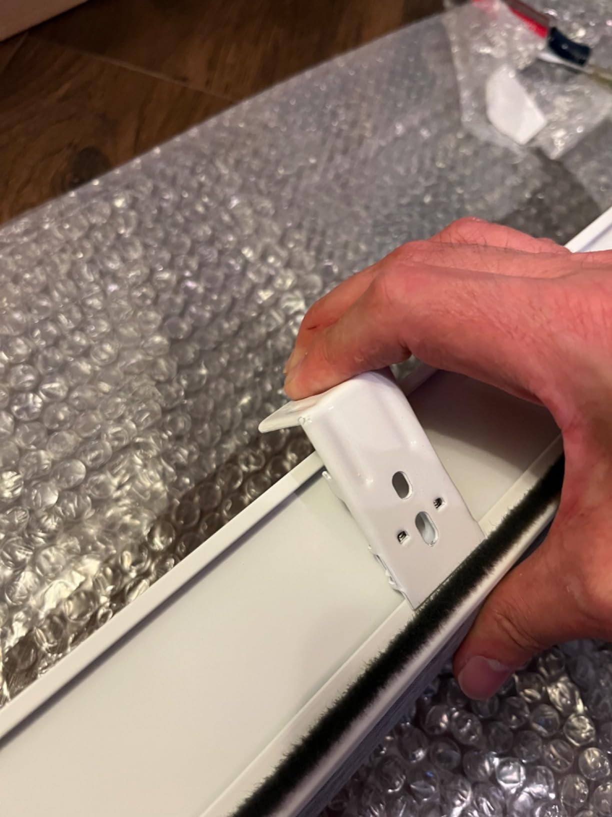 SmartWings Motorized Smart Blinds with Remote, Custom Automatic 100% Blackout Roller Shade Compatible with Alexa/Homekit/Google, Electric Smart Blinds for Indoor Windows, Multi-Color Samples customer photo 2