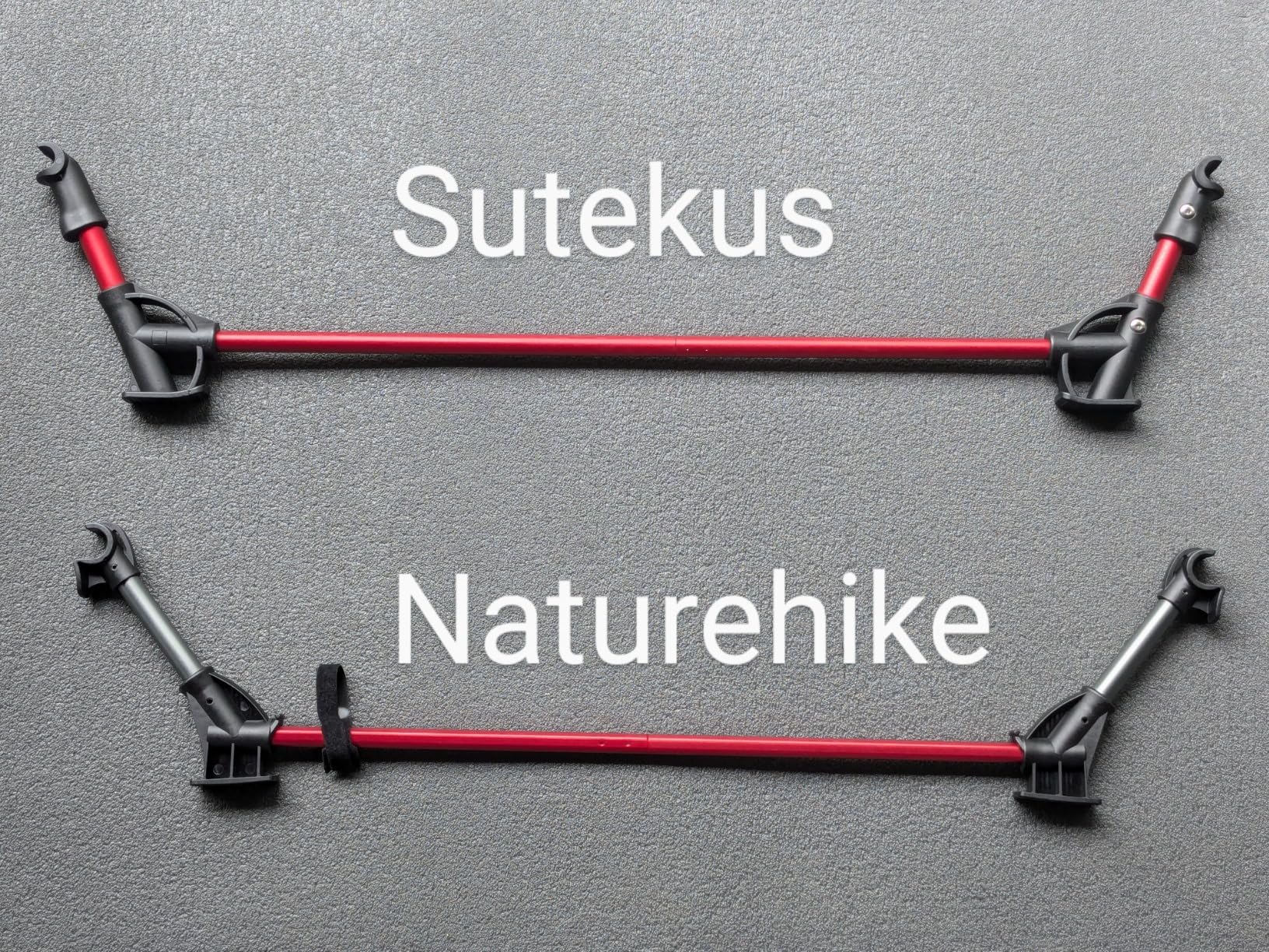 Sutekus Portable Camping Cot Sleeping Cot Ultralight Backpacking Cot Bed for Outdoor Hiking Travel Beach Mountaineering (Black) customer photo 1