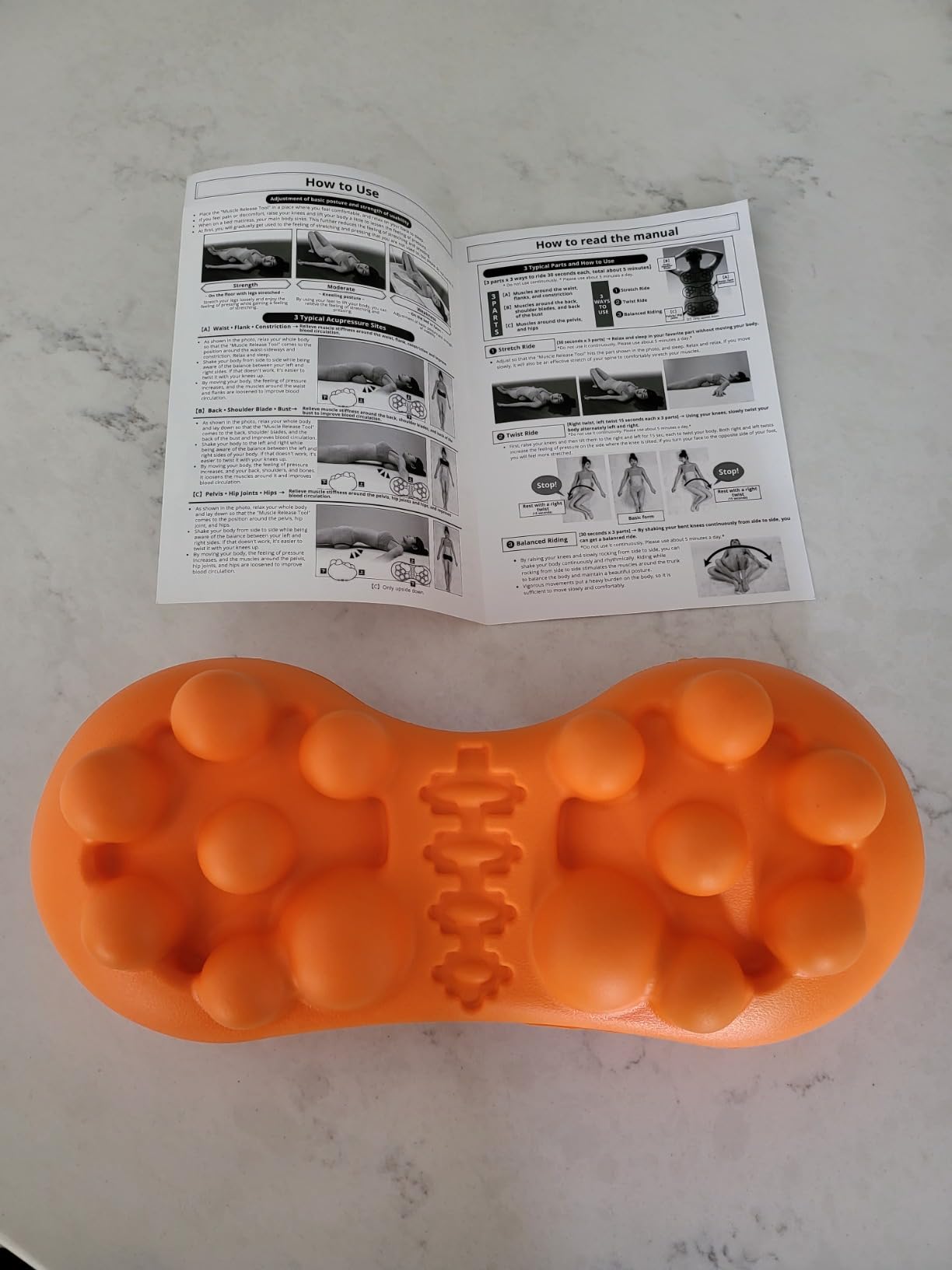 ZeenKind Psoas Release Tool Sciatica Pain Relief Devices with 14 Massager Knobs, Hip Massager for Hip Flexor, Myofascial Release, Piriformis, Upper & Lower Back Pain Relief customer photo 2