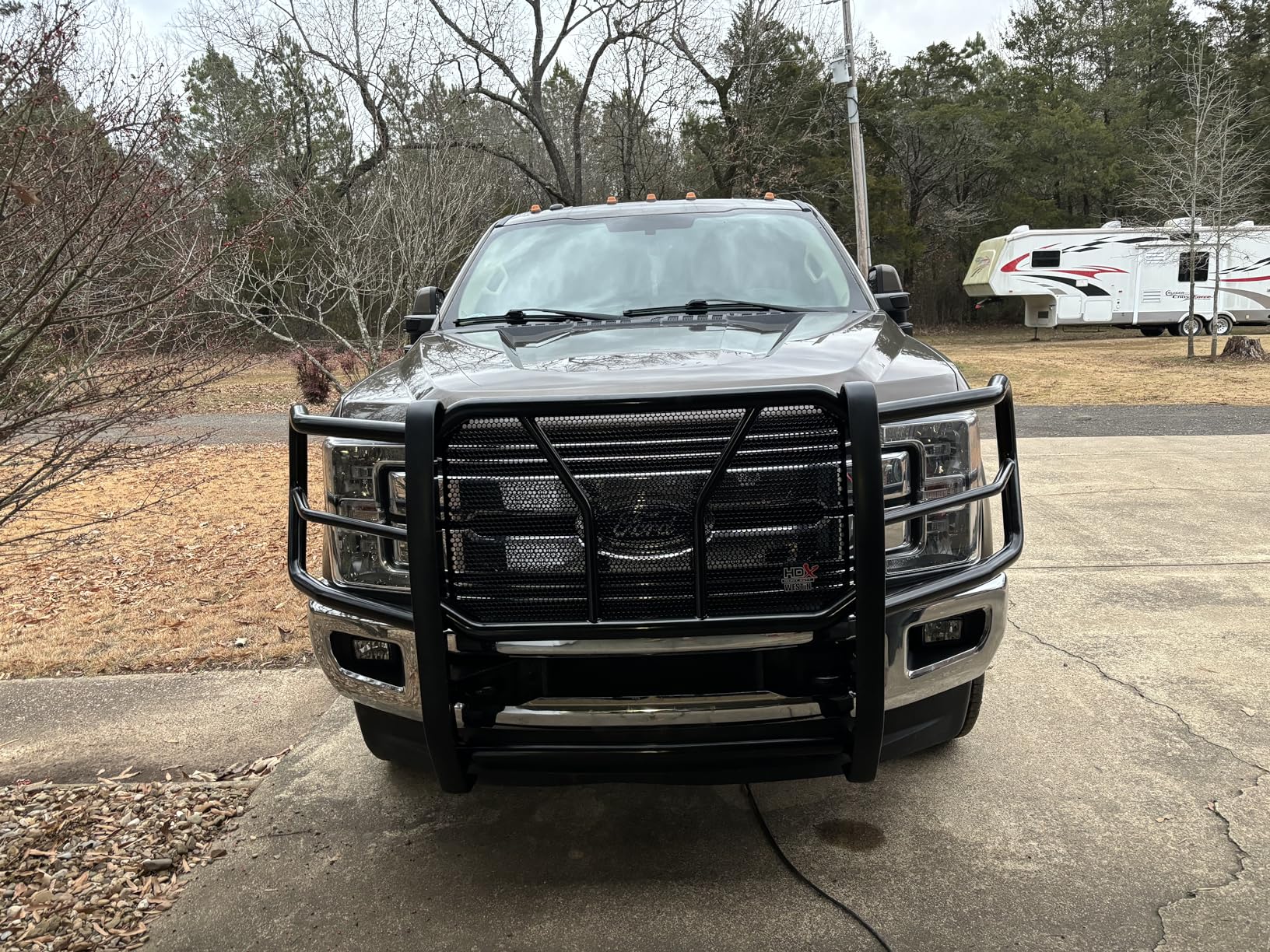 Westin 57-23905 HDX 3-Piece Grille Guard fits 2017-2022 F250 F350 (Excluding Harley Davidson Limited and Raptor)(Exc with Sensors) customer photo 1