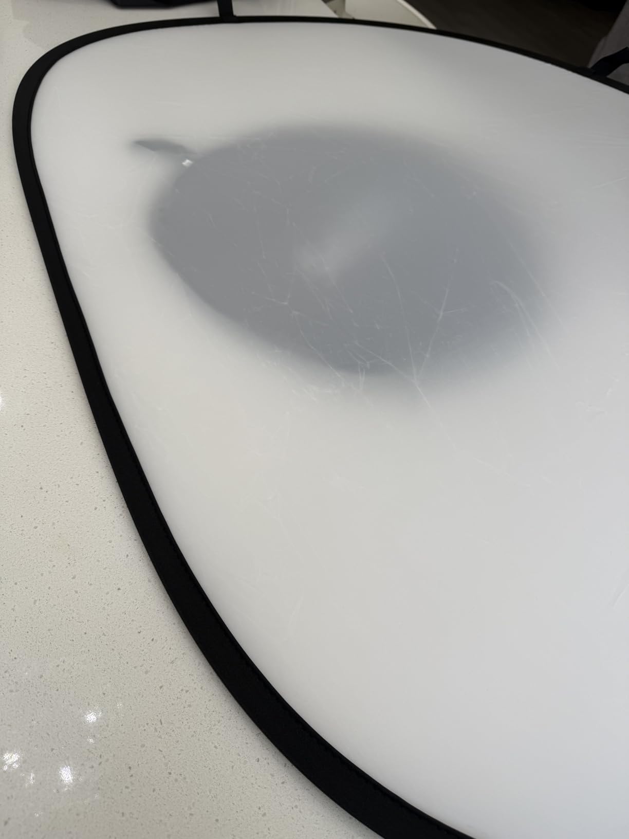 Selens Soft White Diffuser Foldable Light Diffuser Light Diffusion Panel with Carry Bag, Diffuser Fabric Light Modifier for TV Production Video Studio Photography Interview Portrait Shots - 31x47in customer photo 1