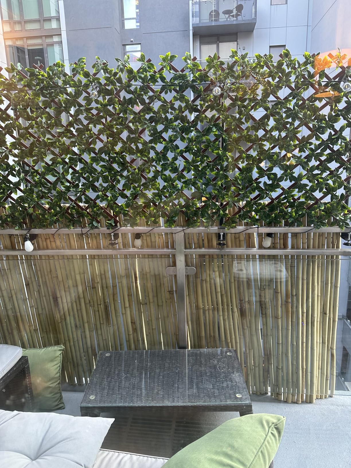 Backyard X-Scapes Natural Bamboo Fencing Decorative Rolled Fence Panel 0.75 in D x 6 ft H x 8 ft L customer photo 1
