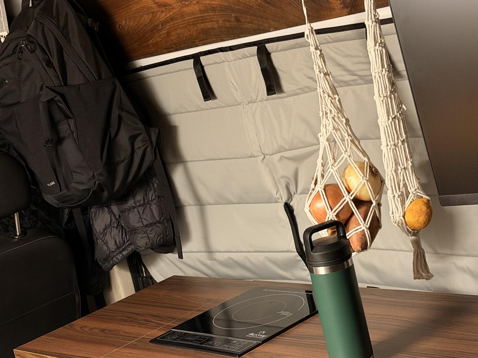 VanEssential Insulated Blackout Front Door Window Covers Designed for RAM Promaster Van Years 2014 to Current Model (Pair) - Cool Gray customer photo 1