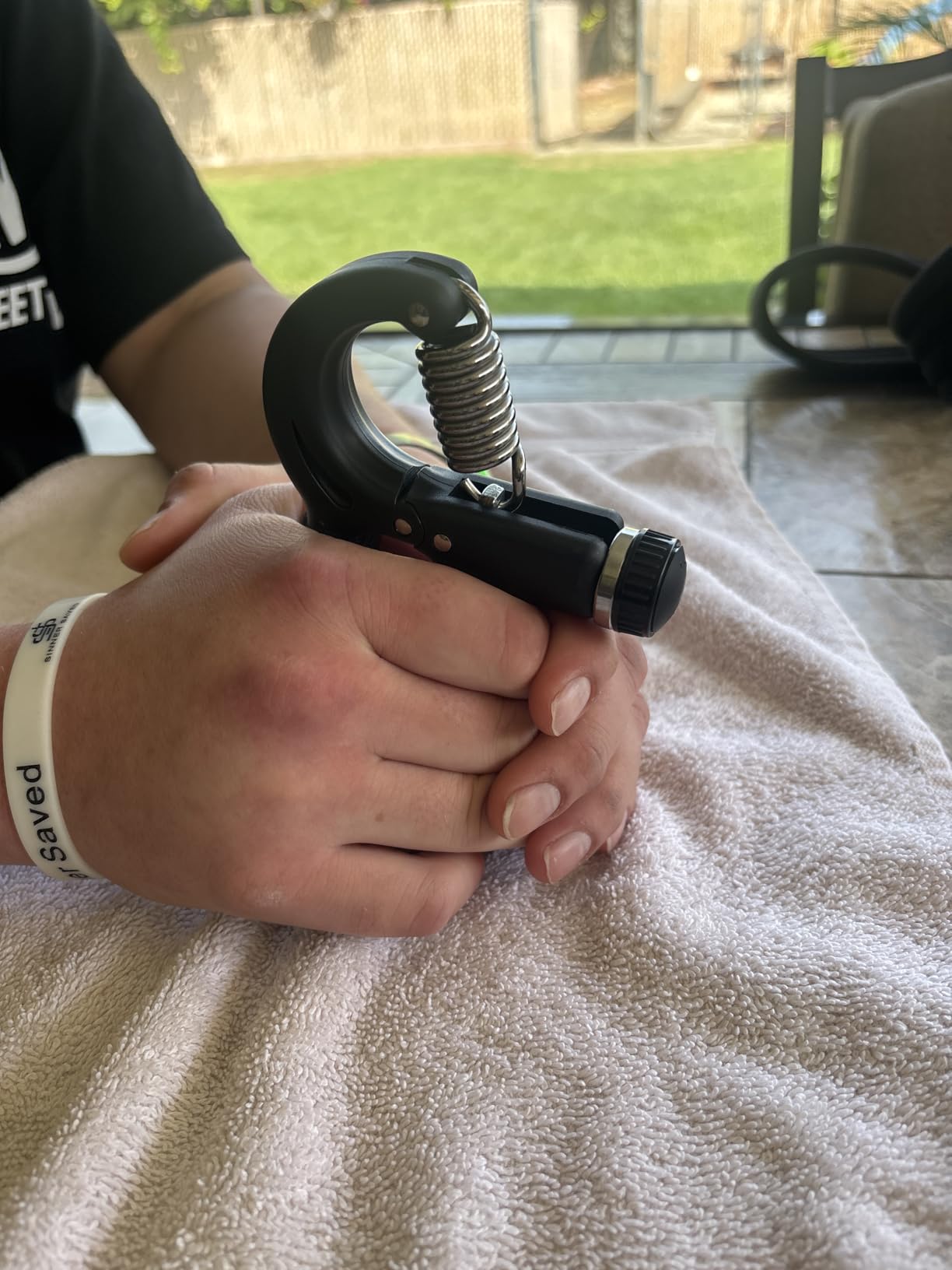 AIXPI Grip Strength Trainer, Hand Grip Exerciser Strengthener with Adjustable Resistance 11-132 Lbs (5-60kg), Forearm Strengthener, Hand Exerciser for Muscle Building and Injury Recover 1 PACK customer photo 1