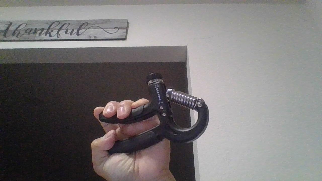 AIXPI Grip Strength Trainer, Hand Grip Exerciser Strengthener with Adjustable Resistance 11-132 Lbs (5-60kg), Forearm Strengthener, Hand Exerciser for Muscle Building and Injury Recover 1 PACK customer photo 2