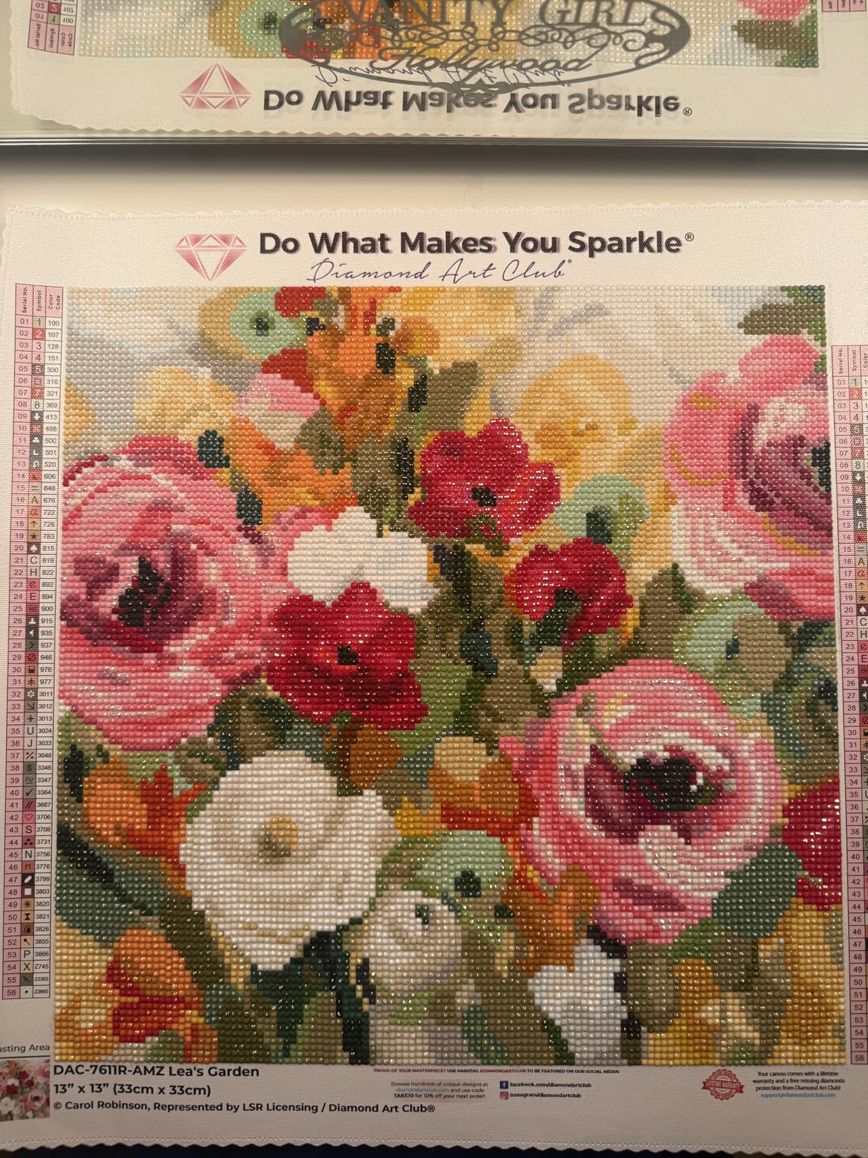 DIAMOND ART CLUB Starry Night - Night Music Diamond Painting Kit, Fun DIY Crafts for Adults, Square Diamond Art Canvas, 13