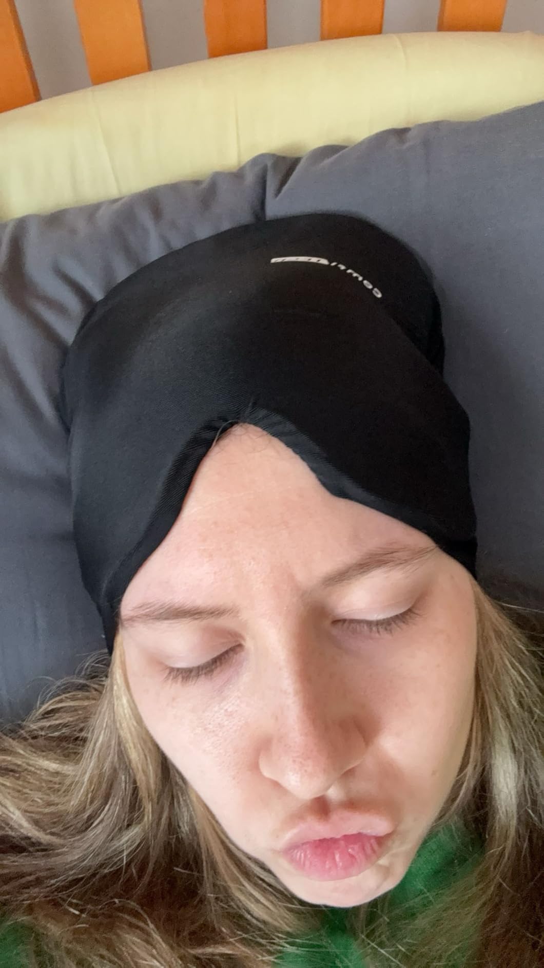 ComfiTECH Head Ice Pack Wrap Cold Cap Cooling Gel Hat, Large, Black customer photo 2