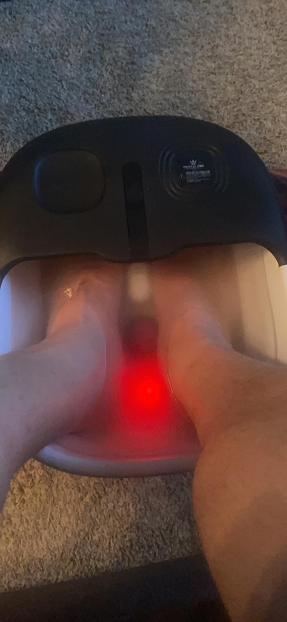 Medical king Foot Spa with Heat and Massage and Jets Includes A Remote Control A Pumice Stone Collapsible Massager with Bubbles and Vibration customer photo 2