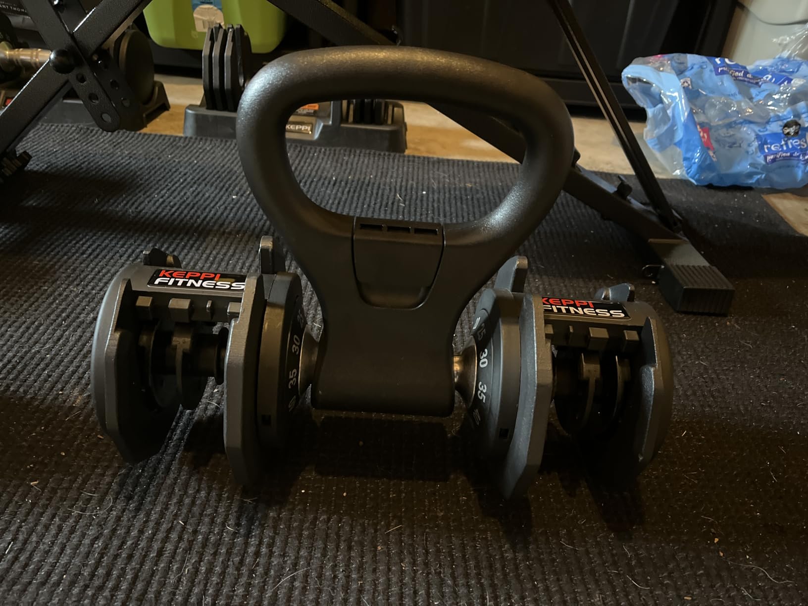 KETTLE GRYP - The Original - As Seen on SHARK TANK! Converts Your Dumbbells Into Kettlebells - Made in the USA - Dumbbell Grip Handle customer photo 2