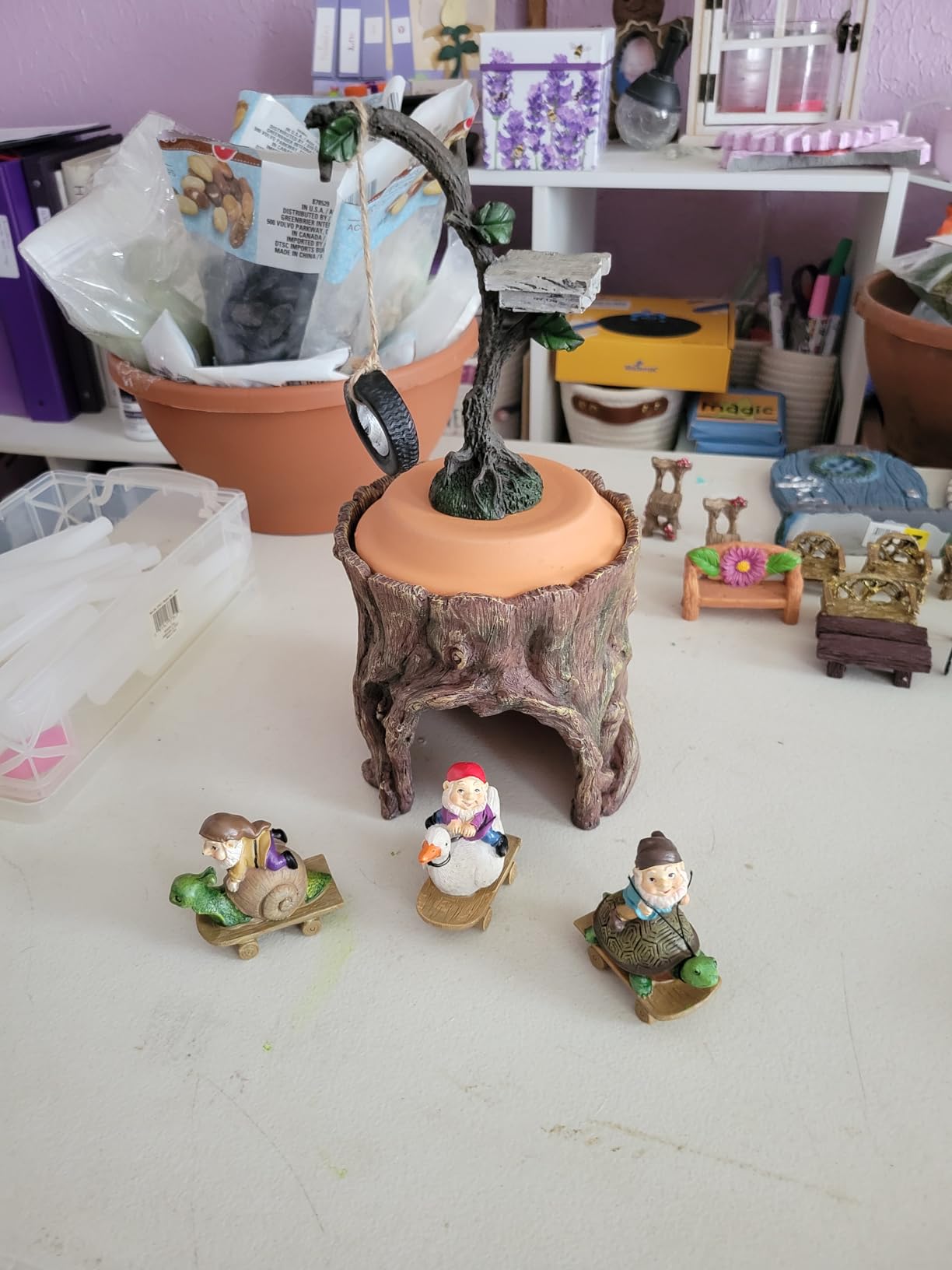 REPTIZOO Reptile Hide Cave Resin Moisture Keeping Reptile Cave with Clay Water Basin Humidifying Help Shedding for Leopard Gecko customer photo 1