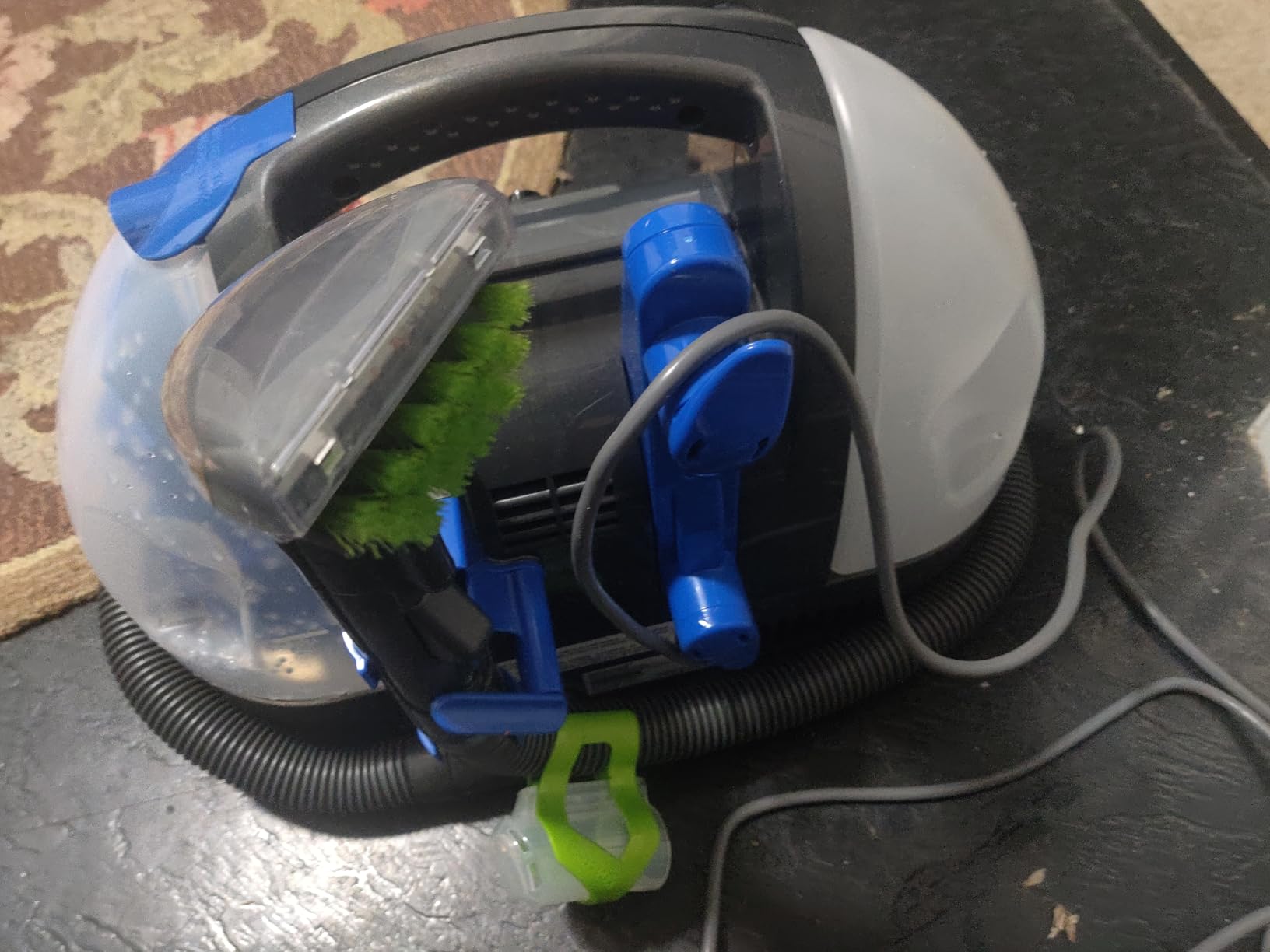 Little Green Pet Deluxe Portable Carpet Cleaner and Car/Auto Detailer, 3353, Gray/Blue customer photo 2