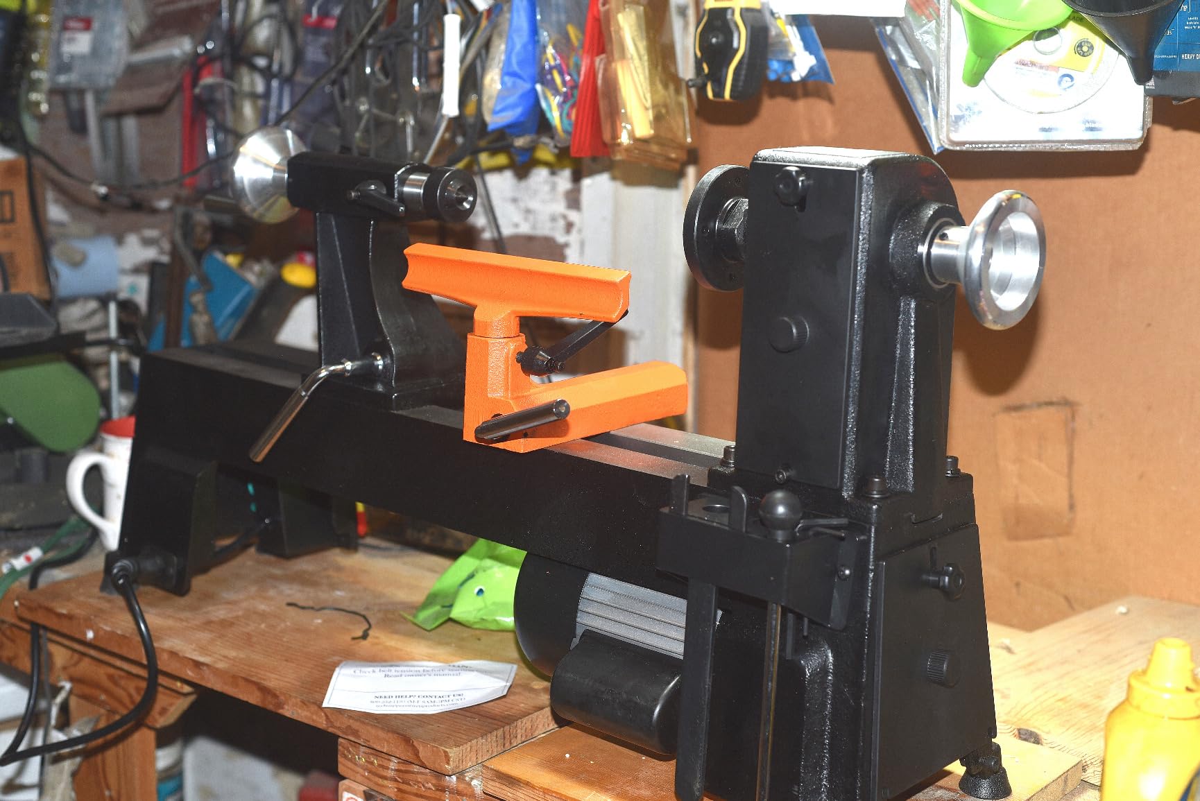 WEN LA3424 4.5-Amp 12-Inch by 18-Inch 5-Speed Benchtop Wood Lathe customer photo 1