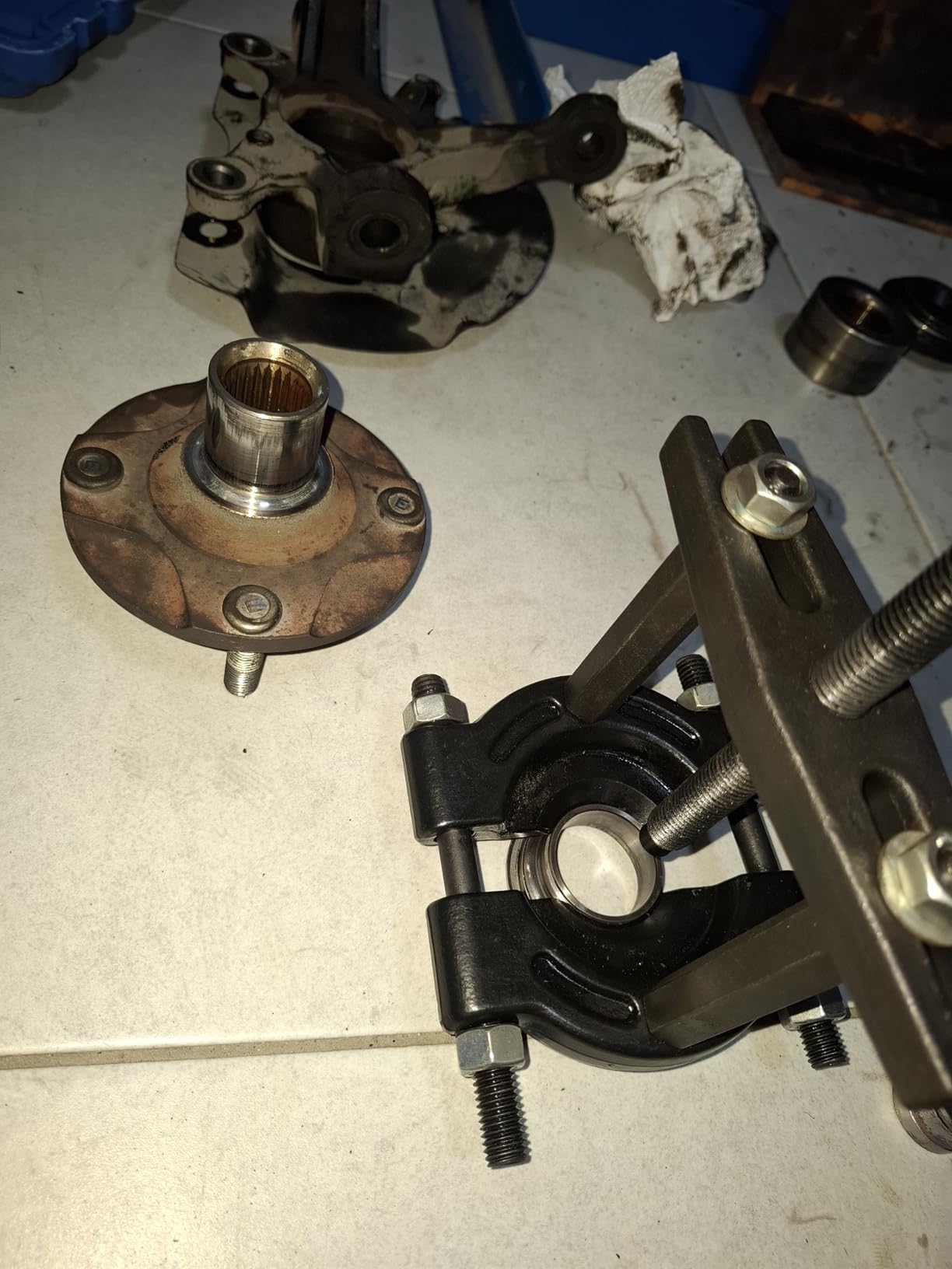 Bearing Puller and Splitter Kit, Separator and Puller Set, Pinion Bearing Puller and Wheel Removal Tool, 5 Ton Capacity Bearing Separator with 2'' and 3'' Bearing Separator Jaws customer photo 1