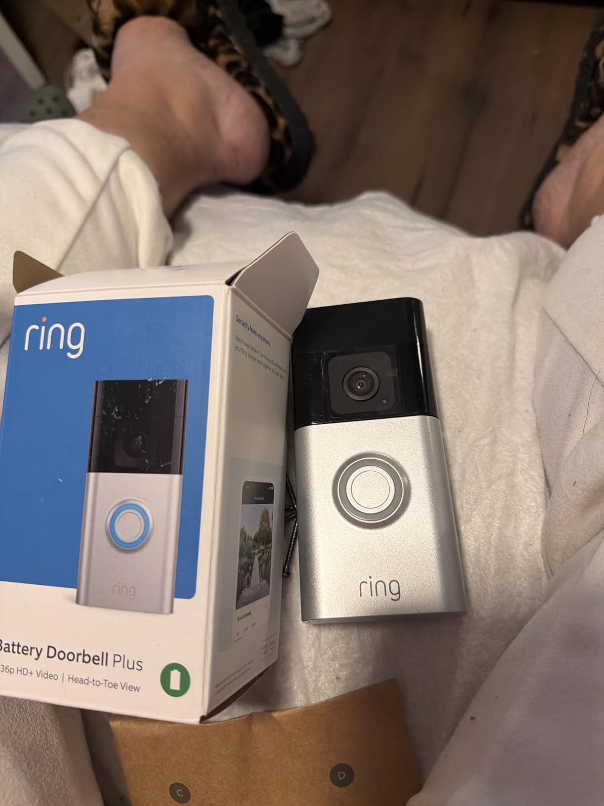 Like-New Ring Battery Doorbell Plus (newest model), Head-to-Toe HD+ Video - Factory Renewed customer photo 2