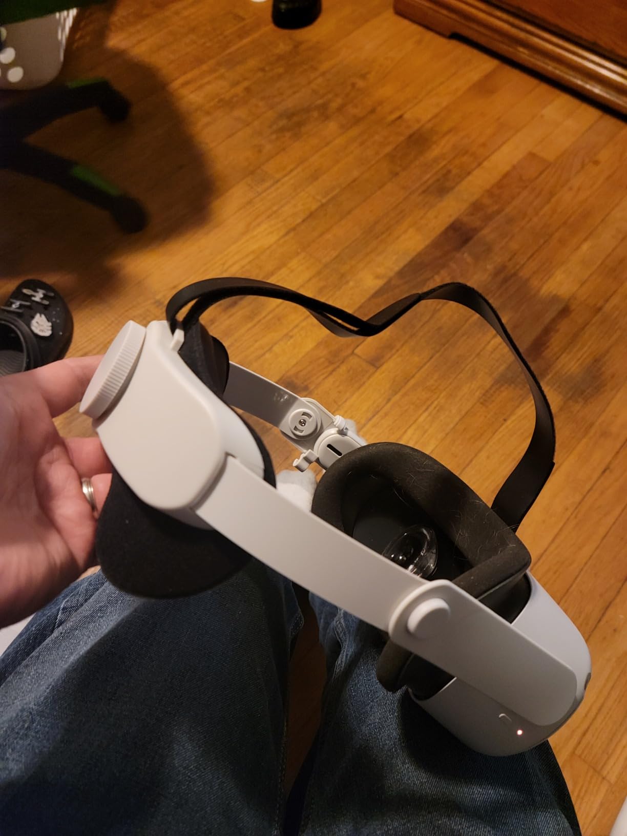 SUPERUS Head Strap for Meta Quest 2 VR - Elite Strap Replacement with Adjustable Hinge - Enhanced Comfort, Reduces Head Pressure - VR Accessories for Quest 2 customer photo 2