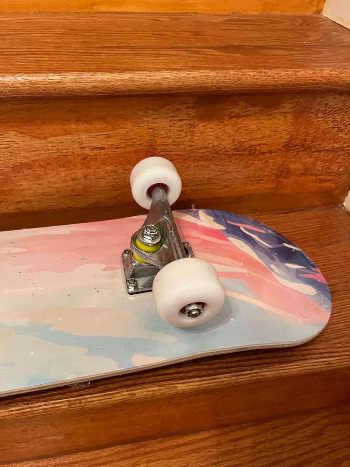 Skateboards for Beginners Adults Youths Teens Kids Girls Boys 31 Inch Pro Complete Skate Boards 7 Layer Canadian Maple Double Kick Concave Longboards customer photo 2