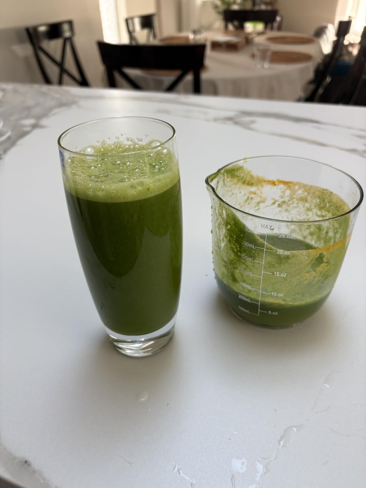 AMZCHEF Cold Press Masticating Juicer Machine - 90% Yield Reverse System, Quiet Motor for Home & Breakfast, 3-Step Clean with Brush, Includes 50+ Juice Recipes, Light Grey customer photo 2