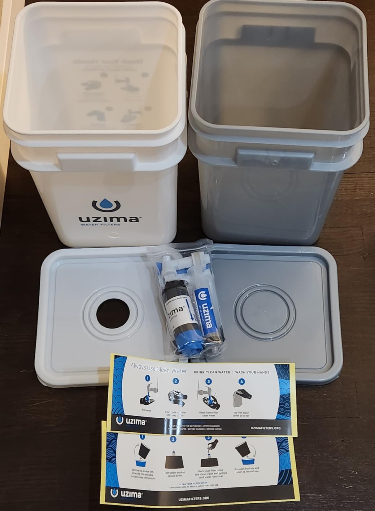 Uzima UZ-2 Camping Water Filter and Drinking Water Filter System, Portable Camping Essentials Purification Gear for Glamping, Hiking, and Hunting Essentials customer photo 1