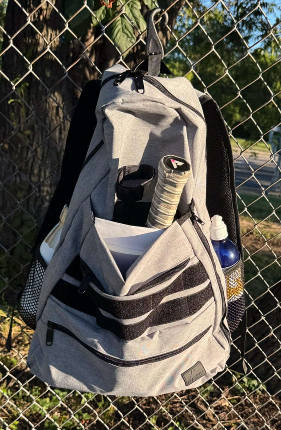 MATEIN Tennis Bag, Large Tennis Backpack for Men & Women with Shoe Compartment Hold 2 Rackets, Pickleball Paddles, Badminton Racquet, Ball Accessories customer photo 2