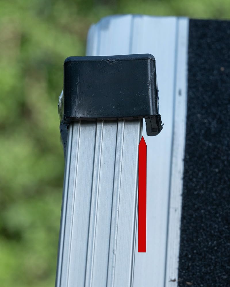 Adjustable Wheelchair Ramp 7FT Telescoping Portable Wheelchair Ramps for Steps Ramps for Wheelchair for Home with Storage Bag Aluminum Non-Skid Ramps 84