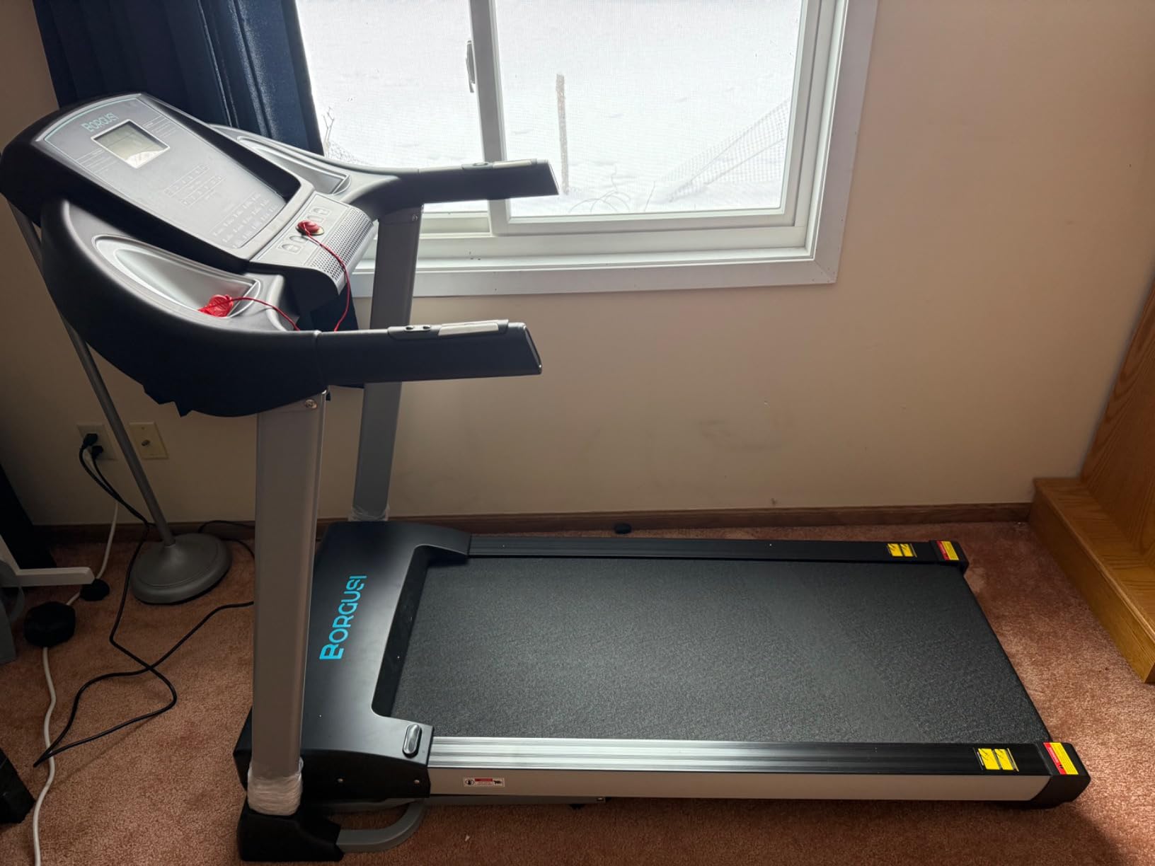 Treadmill with Auto Incline, BORGUSI Heavy Duty Treadmill for Home, Wide Belt customer photo 2