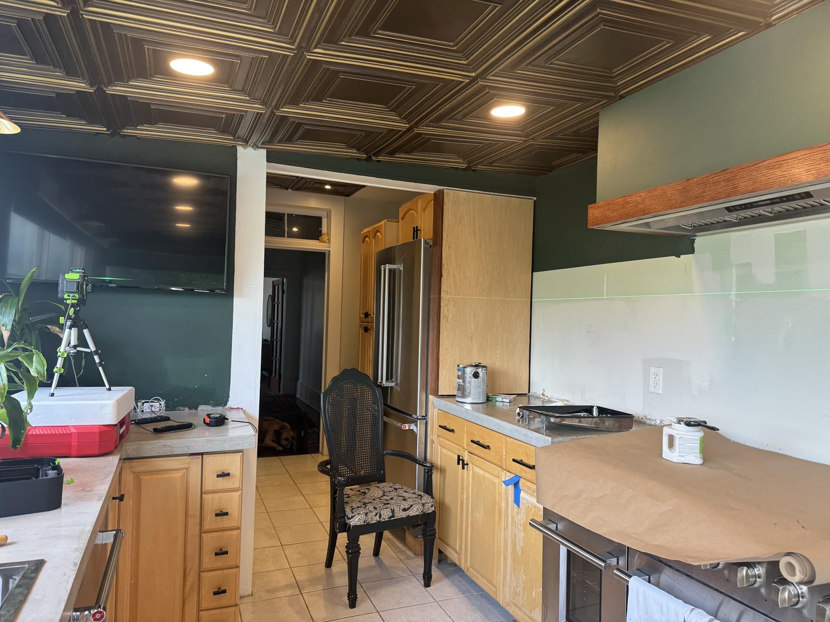 Huepar Laser Level 360 Self Leveling, Rechargeable Green Laser 3x360° Cross Line Lazer Leveler 3D Level Laser Tool customer photo 2