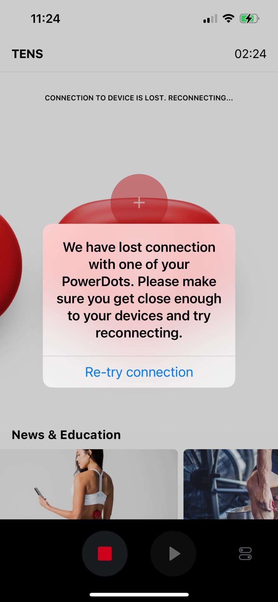 Therabody PowerDot 2.0 Uno - Stim TENS Unit for Pain Relief, Bluetooth Electrical Muscle Stimulation Device, 1 Smart Wireless NMES & TENS Pod for Muscle Discomfort, Period Cramp and Pain Relief customer photo 2