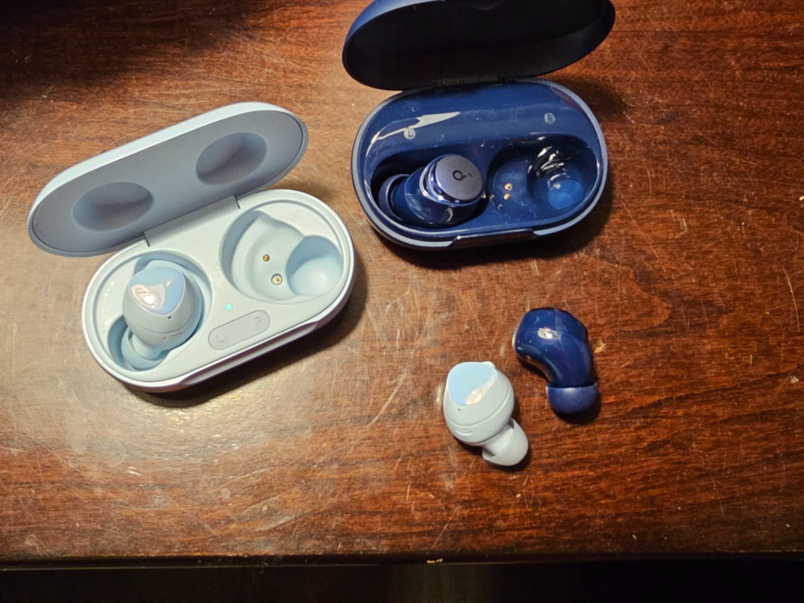 by Anker Space A40 Auto-Adjustable Active Noise Cancelling Wireless Earbuds, Reduce Noise by Up to 98%, 50H Playtime, Hi-Res Sound, Comfortable Fit, App Customization, Wireless Charge (Blue) customer photo 2