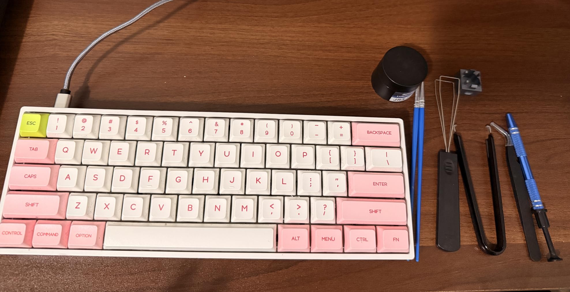 RUNJRX Keyboard Lube Kit and Switch Lube 15g/0.53oz JRX-205 G0 with Switch Opener Tweezers for Custom Keyboard customer photo 1