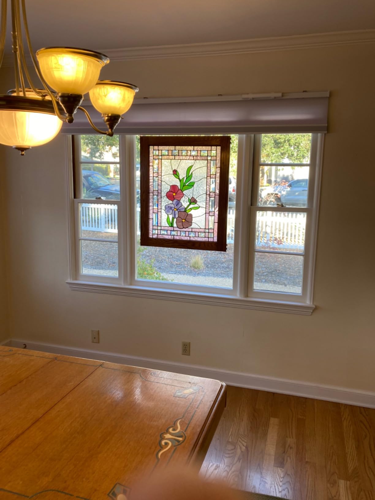 Yoolax Smart Motorized Day and Night Cellular Shades with Remote, Top Down Bottom Up Blinds Compatible with Alexa, Honeycomb Blinds (White Light Filtering+White Blackout) customer photo 1