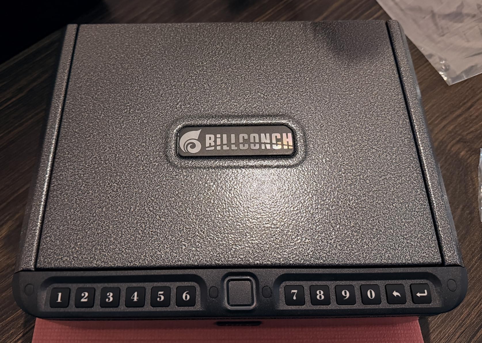 BILLCONCH Gun Safe for Handgun - Biometric Gun Safe 4 Ways Quick Access with Fingerprint/Full-digital Keypad/Key/APP Lock Handgun Pistol Safe for Nightstand Bedside Home customer photo 1