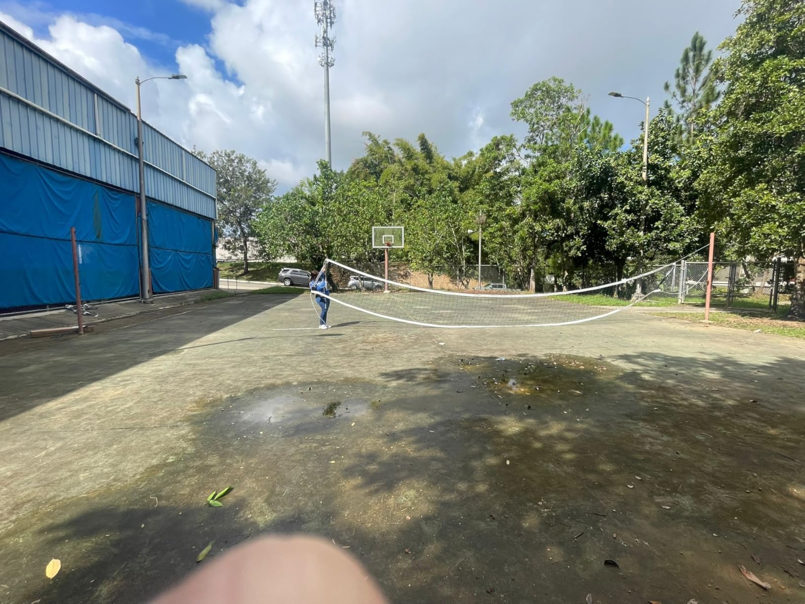 Professional Volleyball Net Heavy Duty Replacement Net - 32x3 FT - Steel Cable & Reinforced Dowels, 4