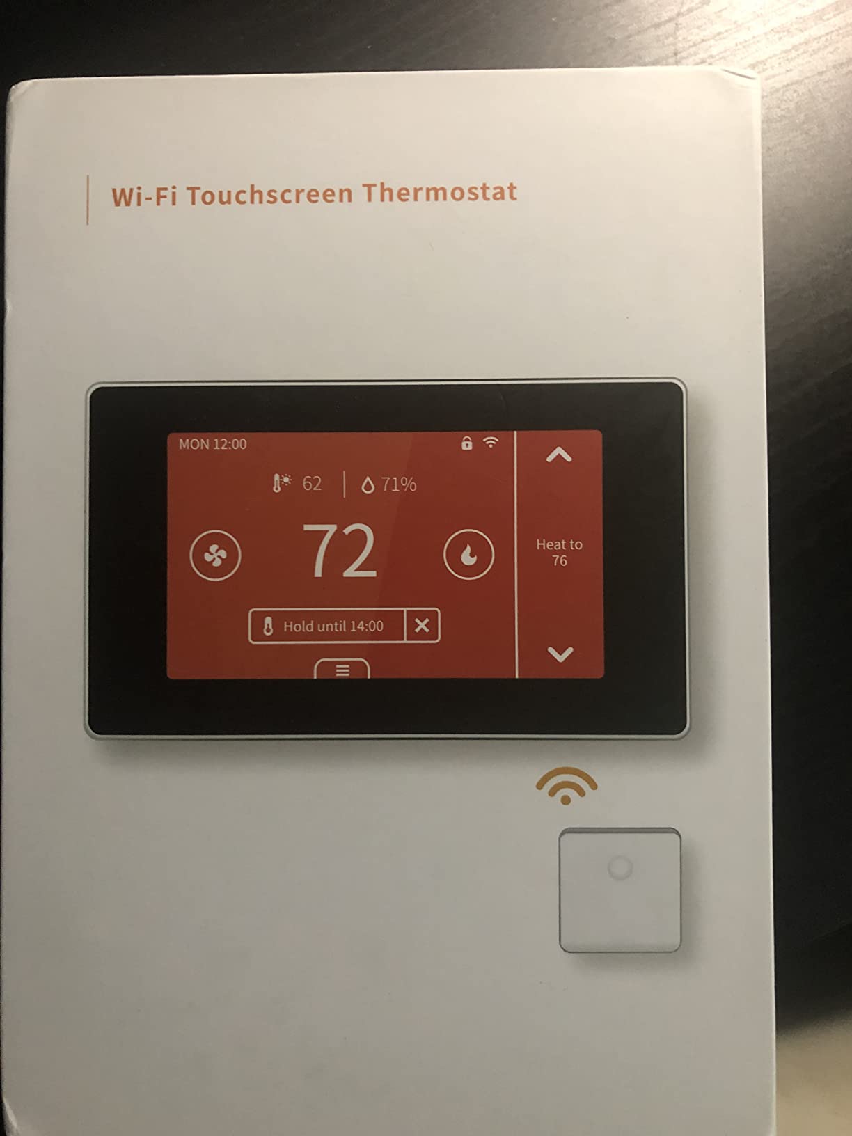 MoesGo Programmable WiFi Smart Thermostat for Home, No C-Wire Required by C-Wire Adapter, with Zone Remote Sensor, Remote Control Tuya/Smart Life, Compatible with Alexa and Google Assistant, 24VAC customer photo 2