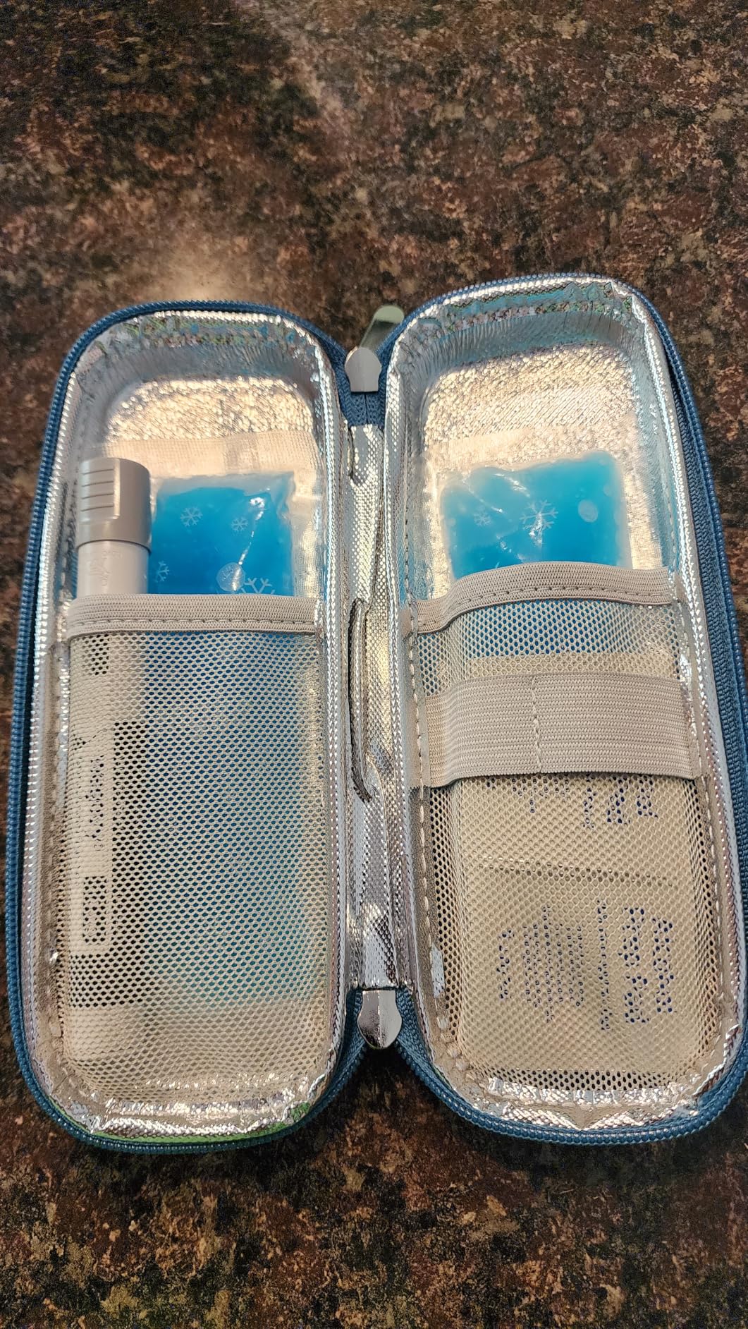 YOUSHARES Portable Insulin Cooler Travel Case - TSA Approved Diabetic Medication Cooling Bag, EVA Insulated Organizer for Epi Pens, Refrigerated Diabetes Supplies Carrying Storage Kit with 2 Ice Pack customer photo 2