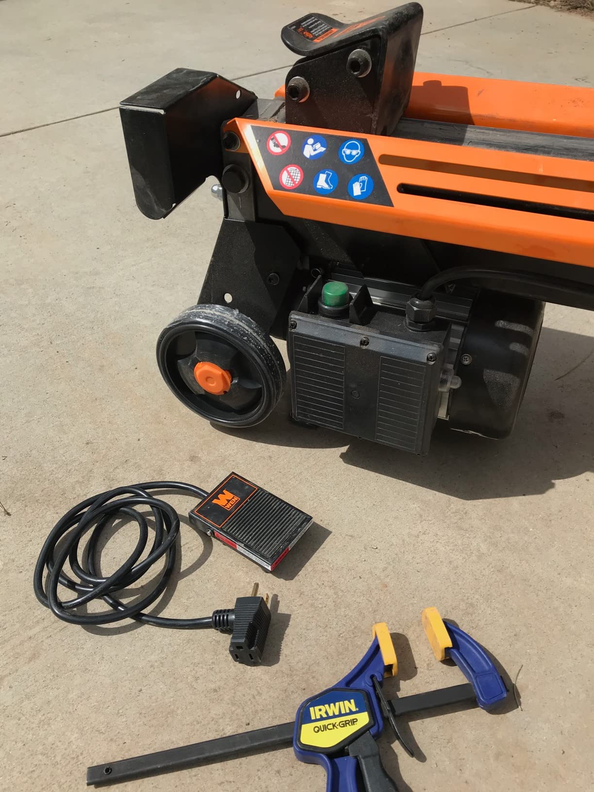 WEN Electric Log Splitter, 6.5-Ton Capacity with Portable Stand (56208) customer photo 2