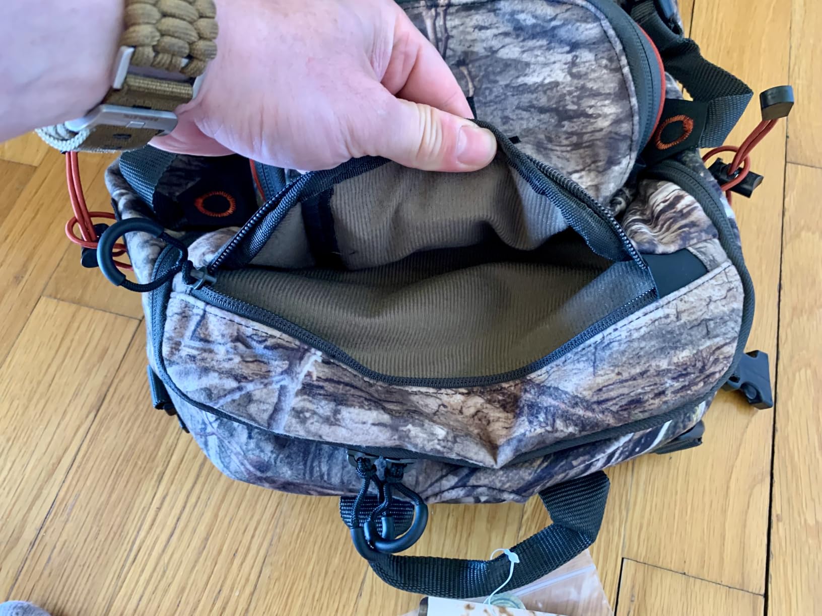 TR Hunting Backpack 3400cu, Waterproof Hunting Pack with Rifle Holder, Internal Frame, Rain Cover, Camo Hunting Daypack for Rifle Bow Gun customer photo 1