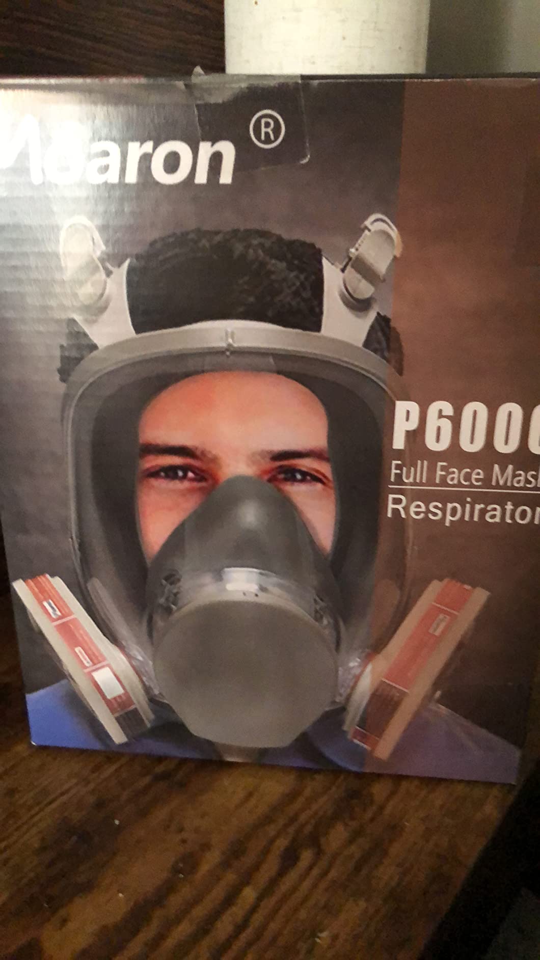 Full Face Respirаtor Reusable, Organic Vapor Respirаtor Compatible with Particulate Filter, Protection for Painting, Machine Polishing, Welding, Same as 6000 6800 7800 FF-400 V-Series customer photo 2