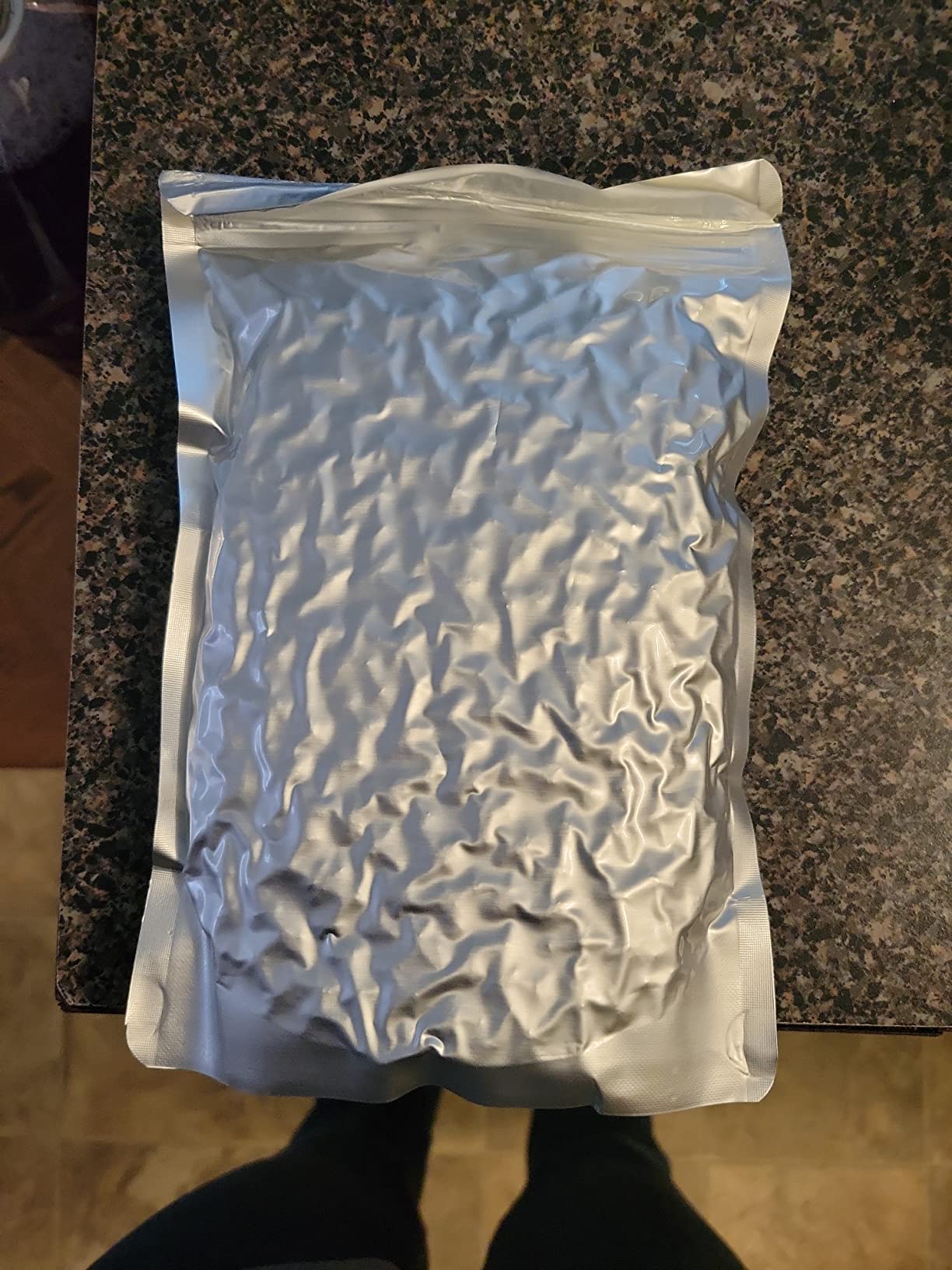 120 Mylar Bags for Food Storage with Oxygen Absorbers 120 x 300cc, Mylar Bags 9 Mil 1 Gallon, 1 Quart, 1/2 Pint, 40 Oz, Stand-Up Zipper Resealable Bags & Heat Sealable Food Storage Bags + Labels customer photo 2