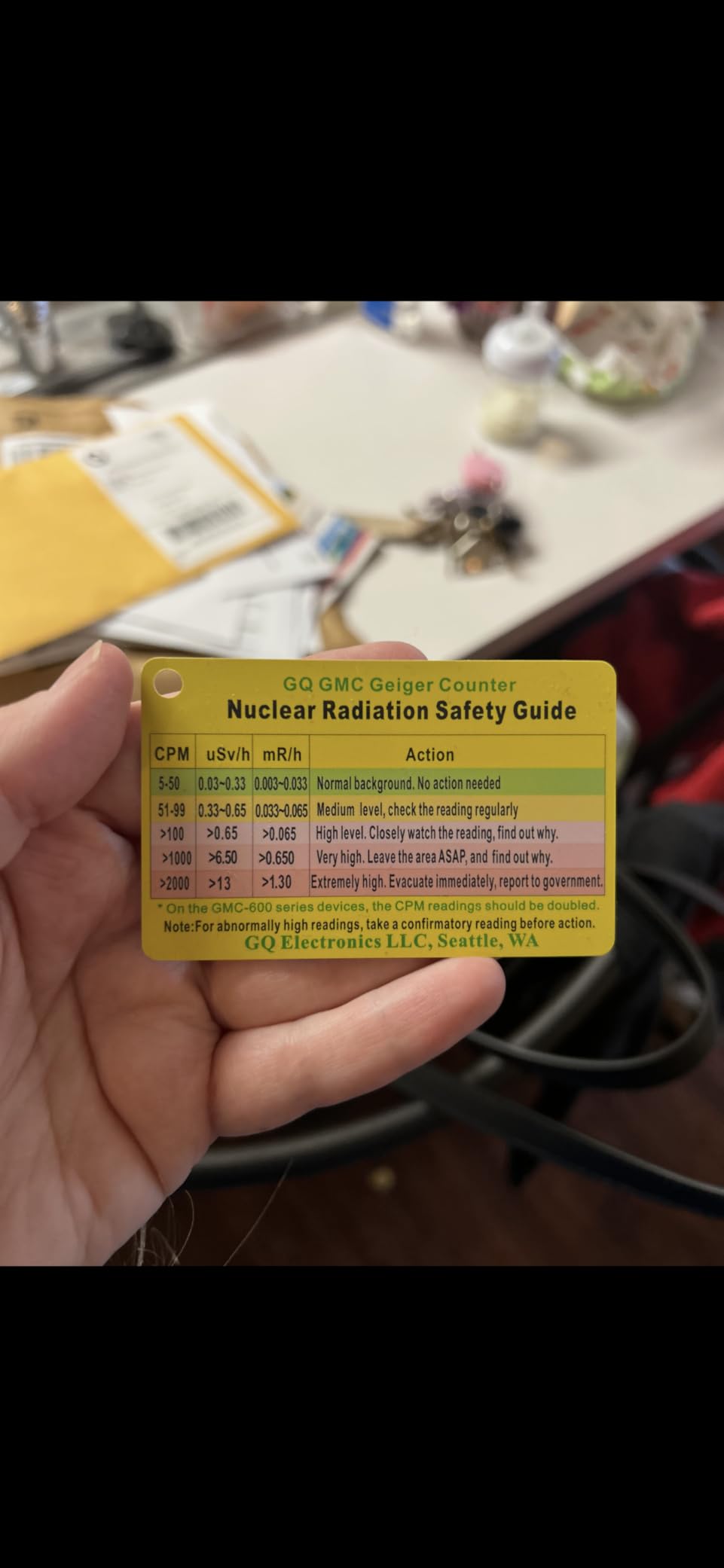 GMC-300S Digital Nuclear Radiation Detector Monitor Meter Geiger Counter Radiation Dosimeter customer photo 1